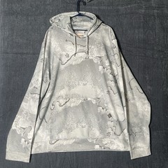 Magellan Outdoors Realtree Hoodie Mens 2XL White Gray Snow Camo Pullover Hunting