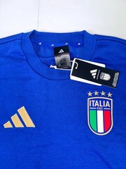 Adidas Italy DNA Crew Sweatshirt Men’s Bold Blue Soccer JZ2060