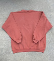 Vtg 90s Hanes Heavyweight Phoenix Arizona Embroider Sweatshirt Crewneck L Coral