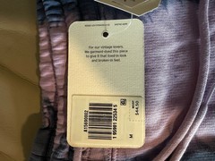 Levi’s Men’s Seasonal Garment Dyed Tie Dye Sweatshorts Moon Dream Lilac