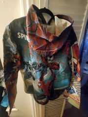The Amazing Spider-Man.Beautiful Pullover Hoodie Size Large Orig by Tapestry.New