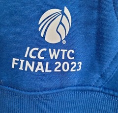 England Cricket Hoodie Blue Size XS ICC World Test Championship Final 2023 Team