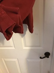 Men’s Deep Red Arrow 1/4 Zip Sweatshirt Size XXL