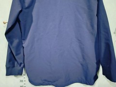 Adidas Hoodie Mens L Blue Pullover 1/4 Zip Hooded Pockets Breathable Lightweight
