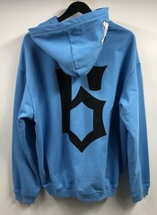 Vees Clothing Bleach Ichiho Skull Blue Anime Manga Hoodie Large French Terry