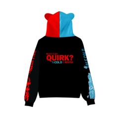 Kids My Hero Academia Todoroki Shoto Hoodie Cat Ear Pullover Hooded Coat Jacket