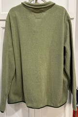 NWT Goodfellow Men’s ￼Green Fleece 1/4 Zip Pullover Size XXL Pockets Soft