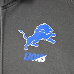 NIKE x LIONS Mens Size 3XL On-Field Therma-Fit Hoodie Full Zip Sweatshirt XXXL
