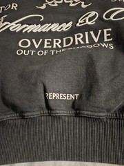 Represent Owner’s Club Motorsport Racing Black Pullover Hoodie Size XXS 2XS
