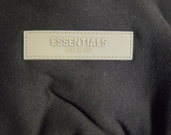 Fear Of God Essentials 1977 Fleece Hoodie Pullover Sweatshirt Flocked Iron NWT