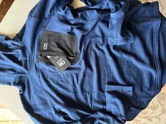 Outdoor Research Vigor Grid Fleece Pullover Hoodie Mens NAVY BLUE – NEW NWT!