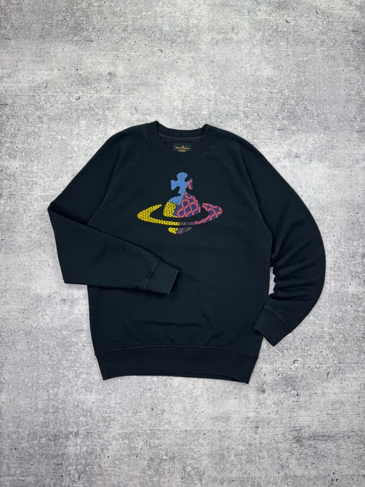 Vintage Vivienne Westwood Anglomania Big Logo Sweatshirt Hoodie Men Man Size S