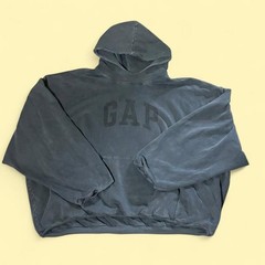YZY Gap Engineered by Balenciaga Oversized Grey Dove Hoodie Sweatshirt Men’s XXL