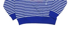 Polo Ralph Lauren Men’s Royal Blue/White Polo Bear Stripe Fleece Sweatshirt