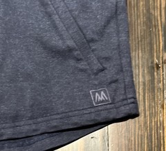Mizzen Main Pullover Hoodie Mens Medium Blue Rayon Nylon