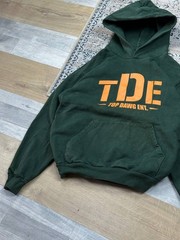 RARE Top Dawg Ent TDE Hip Hop Heavyweight Baggy Hoodie Size M