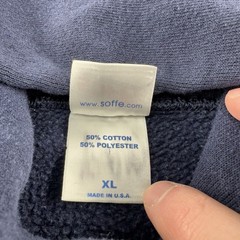 Vintage United States Navy Hoodie Mens XL Blue US Sailor Spellout 90s Sweatshirt