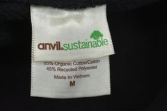 Anvil Sustainable Adult Unisex Kelloggs Logo Rib Sleeve Kangaroo Pocket Hoodie M