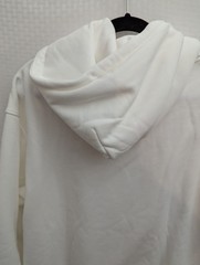 The Gym People Men’s Medium White Fleece Lined Hoodie Sweatshirt