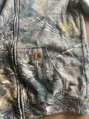 Carhartt Realtree Camo Full Zip Hoodie Men’s Size Medium