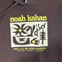 Noah Kahan 2024 Tour We’ll All Be Here Forever Stick Season Brown Hoodie Size M