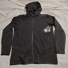 90 Degree By Reflex Men’s Full Zip Front Fleece Hoodie Black Size L Zip Pockets