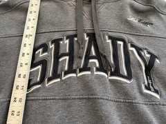 Vintage Shady LTD Pullover Med? Hoodie Eminem Shady Y2K Hip Hop Gray Cuffs