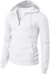 Men’s Zip Up Hoodie Lightweight Long Sleeve Basic Slim Fit Cotton SweatShirt