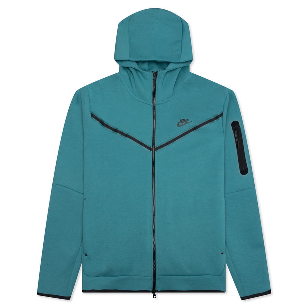 Nike Tech Fleece Windrunner Hoodie Mineral Teal Blue Green CU4489-381 2XL XXL