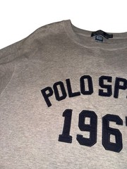 Vintage 90s Polo Ralph Lauren Sport 1967 Crewneck Sweater Spellout 1992 Men’s XL