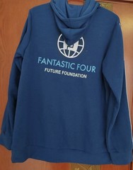 L Unisex Marvel The Fantastic Four: First Steps Icon Patches Hoodie BoxLunch