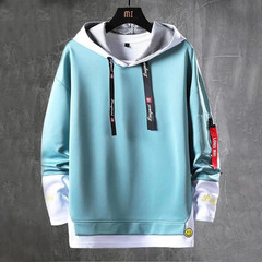 Multi-Color Korean Style Pullover Hoodie College Style Casual Cotton For Men