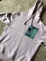 Acne Studios Wiener Dog Patch Hoodie Sweatshirt Nude Yellow Fits S tagged xxs