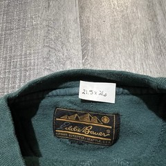 VTG Eddie Bauer Crewneck 90s Green I Climbed The Great Wall Of China Sweatshirt