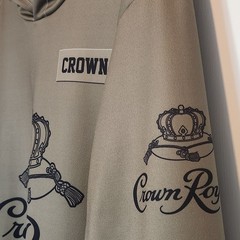 Crown Royal Logo 3XL Military Army Green Pullover Hoodie Promo Sweatshirt