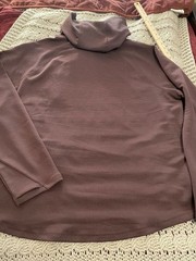 All In Motion XXL Long Sleeve Brown Hoodie Recycled Polyester & Spandex