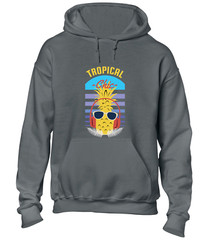 TROPICAL CHIC HOODY HOODIE FUNNY JOKE SUMMER CASUAL HOLIDAY CLOTHING TOP
