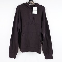 Givenchy Hooded Logo 100% Cotton Sweatshirt In Burgundy – Men’s Size Large