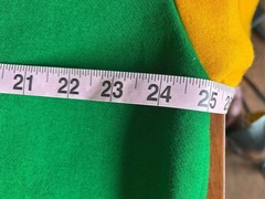 Heritage Hill Green Yellow Color Block 100% Cotton Crewneck Sweatshirt Size 3XL