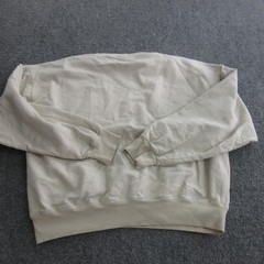 Buck Mason Sweatshirt Mens Medium White Fleece Pullover Crewneck Solid Basic