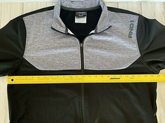 AND 1 Sweatshirt Men’s XL Black & Gray Full Zip Front Long Sleeve Basketball