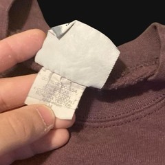 Vintage 90s Lee Sport Baltimore fleece crewneck plum sun faded M/21