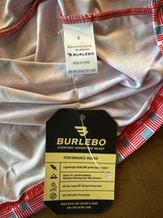 NWT Burlebo Men’s Performance Hoodie USA Flags AOP Men’s UPF 50 Golf Small