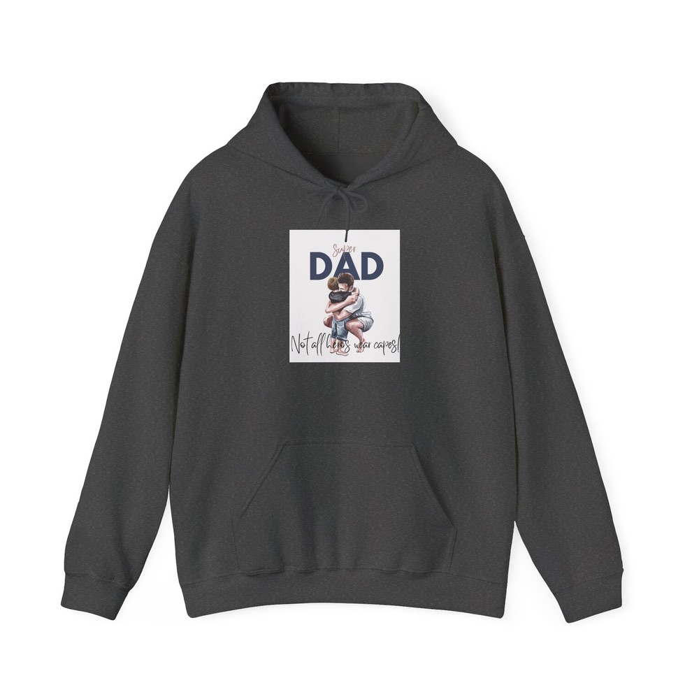 Dad Hugging Child illustration Hoodie | Dad life sweatshirt