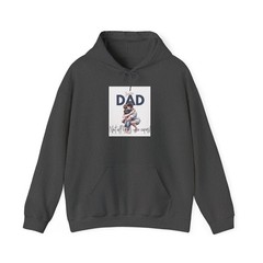 Dad Hugging Child illustration Hoodie | Dad life sweatshirt