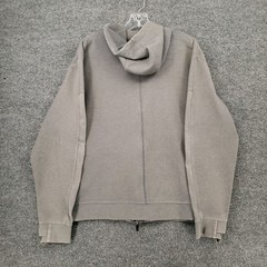 Nike Yoga Hoodie Men Large Gray Dri Fit Full Zip Long Sleeve Sweatshirt Athletic
