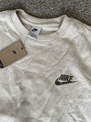 NIKE Club Fleece Men’s Pullover Crew Sustainable Materials Size XL DR9159-072