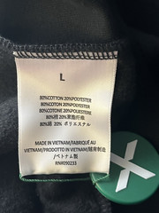 Fear of God Essentials Men’s Arch Logo Jet Black Pullover Hoodie Size Large