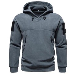 Men’s Military Tactical Hoodies Autumn Winter Fleece Sweatshirt Hooded Pullover