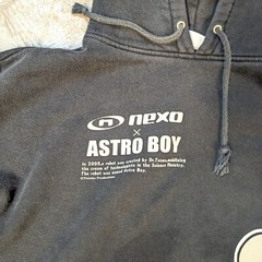 2003 Nexo Astro Boy Rare Hoodie Sweatshirt M Medium Hooded Tezuku Production Vtg